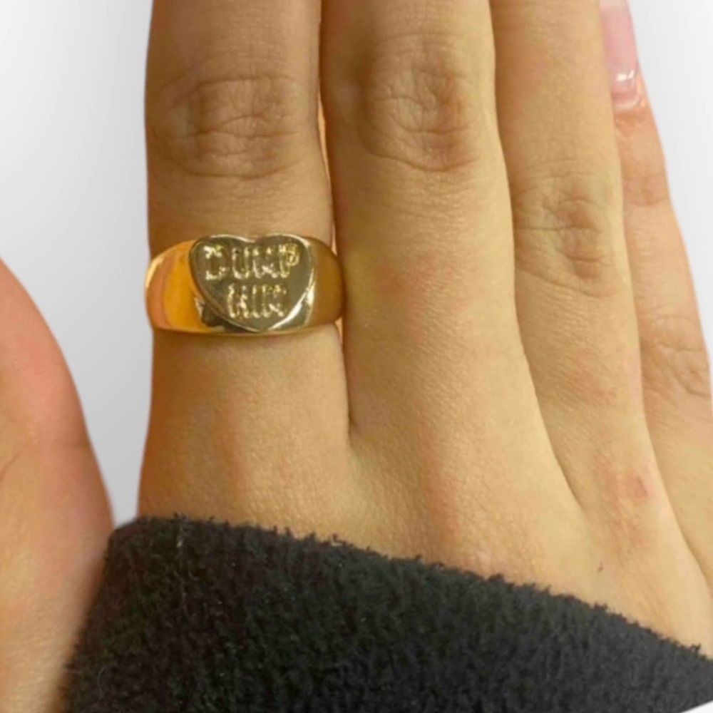 Witty Dump Him Ring Size 7 - Picture 4 of 7